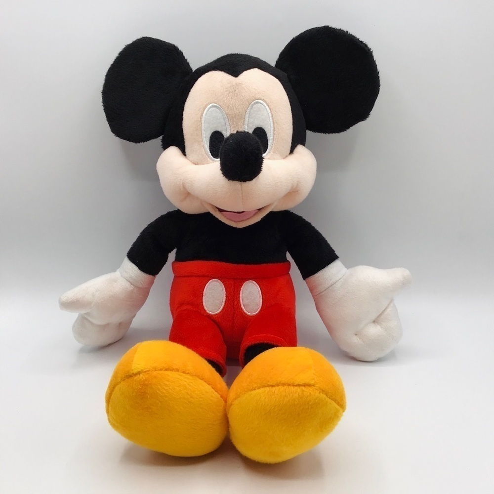 DISNEY Mickey Mouse Soft Plush Stuffed Animal Toy Doll 14” Kcare Disney World
